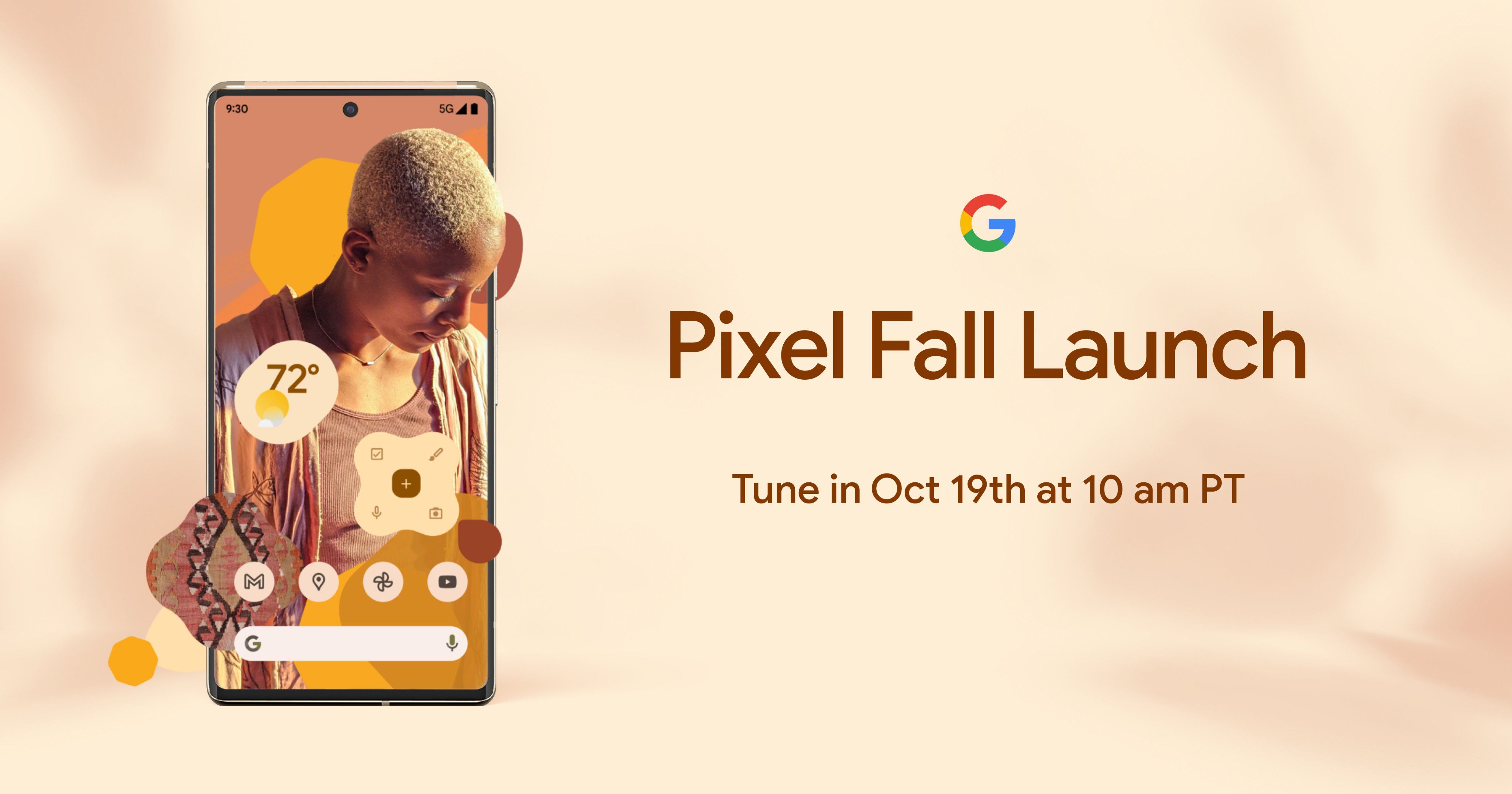 Google、Pixel 6とPixel 6 Proを2021年10月19日に発表