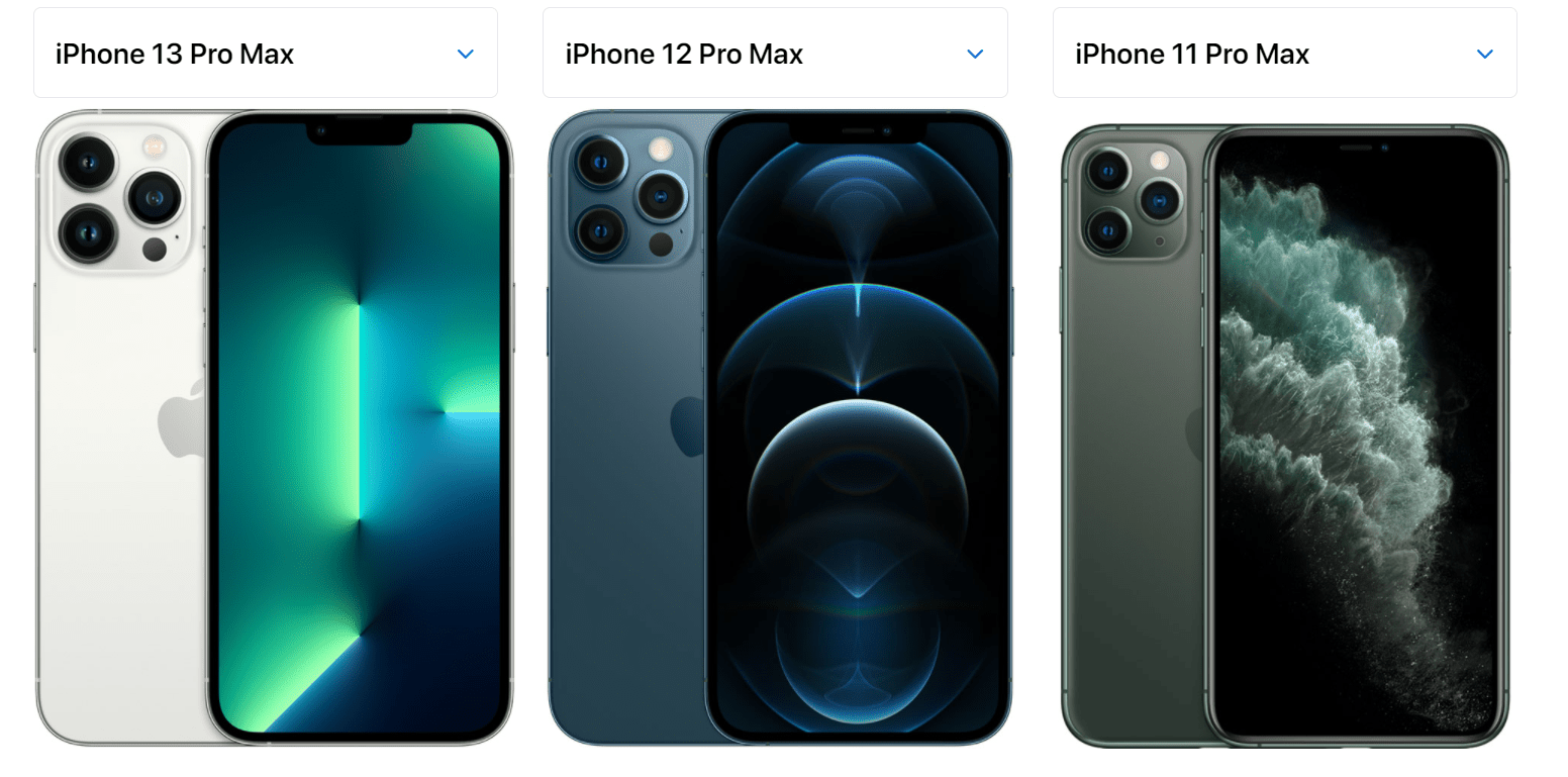 iPhone 13 Pro Max、12 Pro Max、11 Pro MaxのAnTuTu Benchmark v9スコアを比較
